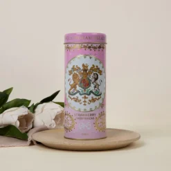 Buckingham Palace Strawberry And Clotted Cream Shortbread Biscuit Tin