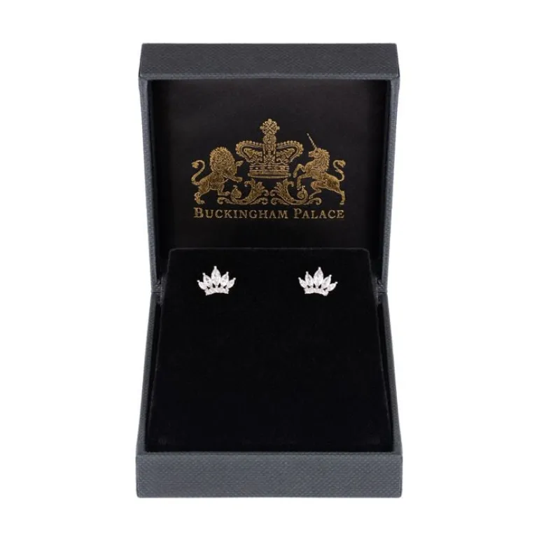 Crystal Crown Earrings