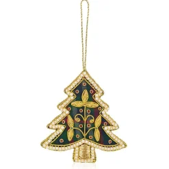 Palace Of Holyroodhouse Tartan Christmas Tree Decoration