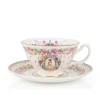 Queen Elizabeth Ii Commemorative Teacup And Saucer