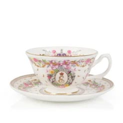 Queen Elizabeth Ii Commemorative Teacup And Saucer