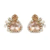 Vicki Sarge Pink Stud Earrings