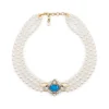 Vicki Sarge Triple Strand Pearl Necklace