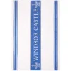 Windsor Castle Blue Waffle Tea Towel